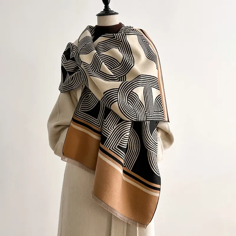 2026 Versatile Fashion New Imitation Cashmere Shawl Korean Style Warm Outer High End Autumn Winter Thickened Scarf
2026 Versatile Fashion New Imitation Cashmere Shawl Korean Style Warm Outer High End Autumn Winter Thickened Scarf