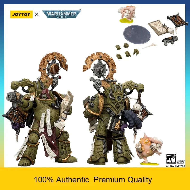 Pre-order JOYTOY Warhammer 40K Death Guard Tallyman Plasma Pistol 1/18 Action Figure Sci-Fi Articulated Collectible Model Toy
Pre-order JOYTOY Warhammer 40K Death Guard Tallyman Plasma Pistol 1/18 Action Figure Sci-Fi Articulated Collectible Model Toy
