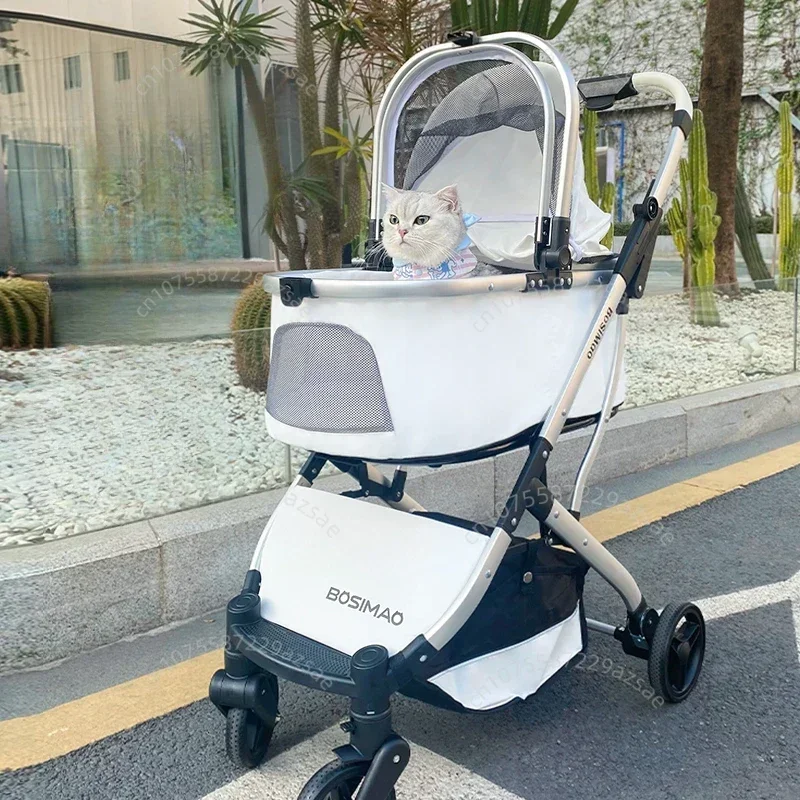 Lightweight Pet Stroller Dog-specific Travel Stroller Foldable High-view Pet Stroller Large Space Removable Carry Basket Cat Car
Lightweight Pet Stroller Dog-specific Travel Stroller Foldable High-view Pet Stroller Large Space Removable Carry Basket Cat Car