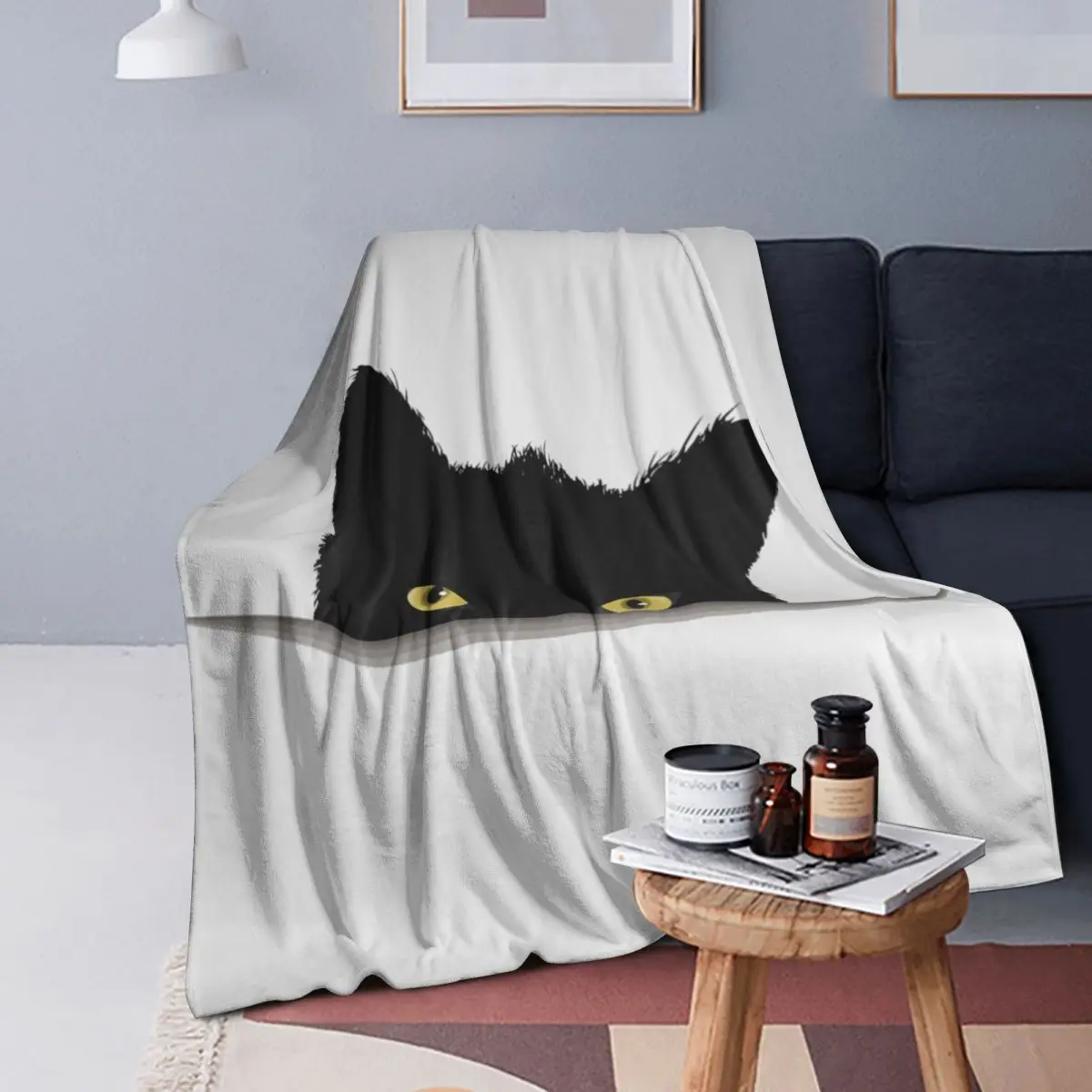 Black Cat Peeking Blankets Soft Warm Flannel Throw Blanket Bedspread for Bed Living room Picnic Travel Home Couch
Black Cat Peeking Blankets Soft Warm Flannel Throw Blanket Bedspread for Bed Living room Picnic Travel Home Couch