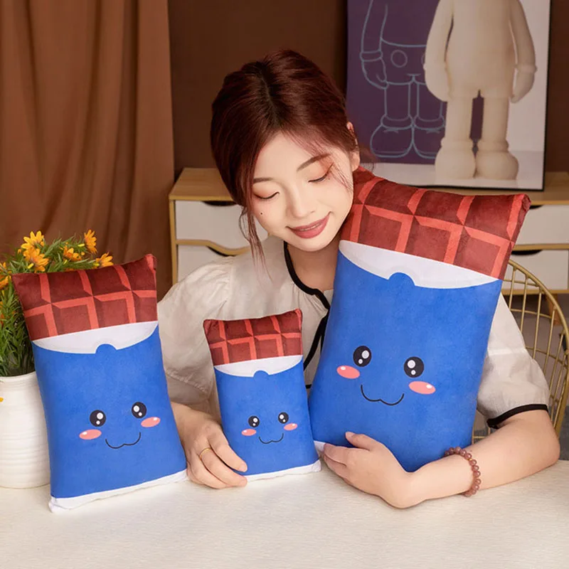 20/28/38cm Blue Chocolate Plush Pillow Stuffed Emotional Kawaii Face Soft Cushion Decoration for Sofa Chair Kids Gift
20/28/38cm Blue Chocolate Plush Pillow Stuffed Emotional Kawaii Face Soft Cushion Decoration for Sofa Chair Kids Gift
