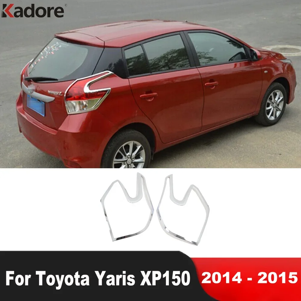 For Toyota Yaris XP150 Hatchback 2014 2015 Chrome Car Rear Tail Light Lamp Cover Trim Taillights Frame Trims Accessories
For Toyota Yaris XP150 Hatchback 2014 2015 Chrome Car Rear Tail Light Lamp Cover Trim Taillights Frame Trims Accessories