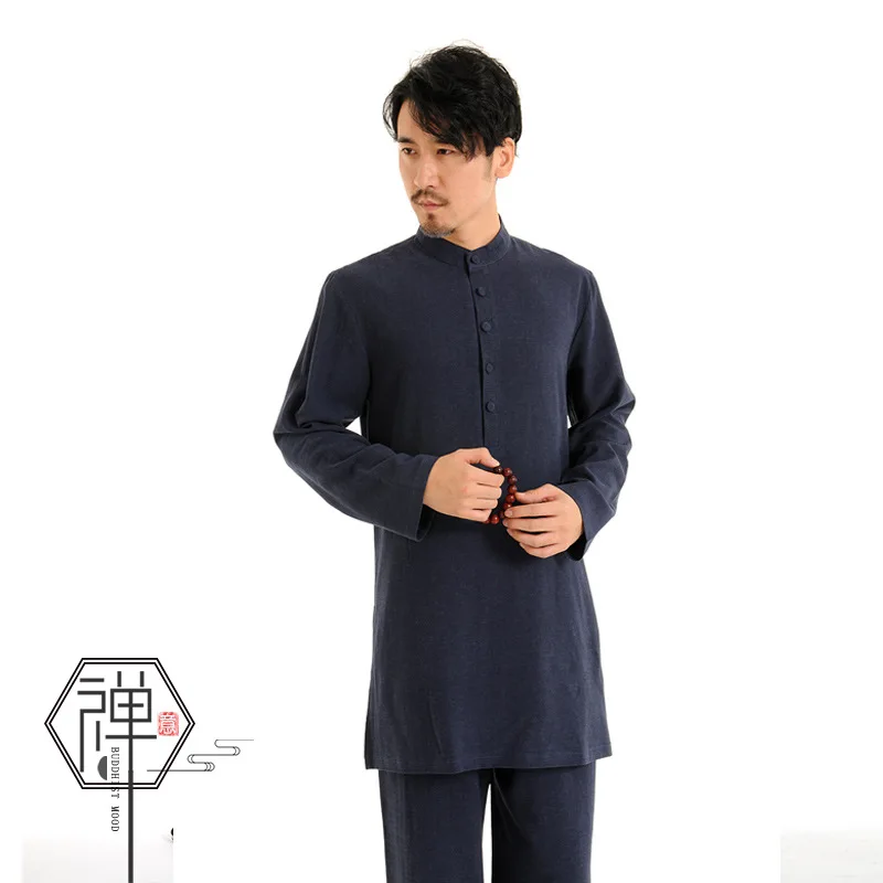 Yoga Clothes Customized Linen Cotton Men's Clothing Chinese Style Meditation Ju Shi Technician Tai Ji Suit Dozen Cover
Yoga Clothes Customized Linen Cotton Men's Clothing Chinese Style Meditation Ju Shi Technician Tai Ji Suit Dozen Cover