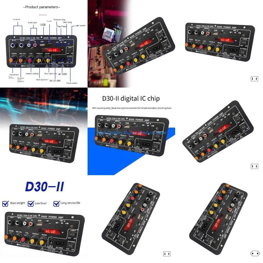 U2JE Subwoofer Power AMP Module Board D30II for DIY Home Theaters Speaker System
U2JE Subwoofer Power AMP Module Board D30II for DIY Home Theaters Speaker System