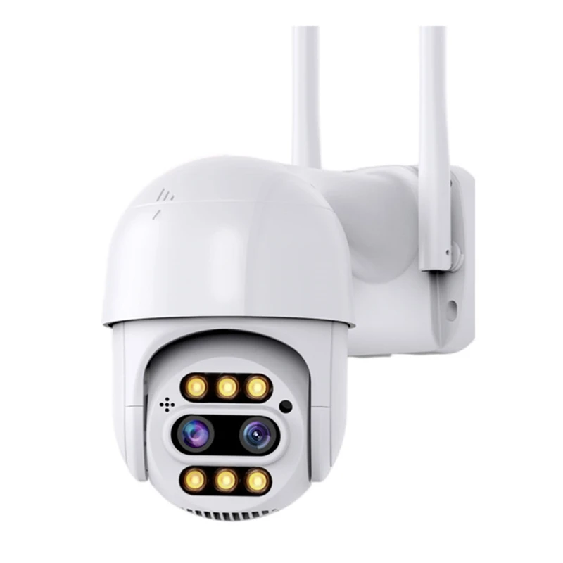 8-мегапиксельная 4K PTZ-камера с двумя объективами, беспроводная Wi-Fi камера обнаружения человека, 8-мегапиксельная аудиокамера видеонаблюдения
8-мегапиксельная 4K PTZ-камера с двумя объективами, беспроводная Wi-Fi камера обнаружения человека, 8-мегапиксельная аудиокамера видеонаблюдения