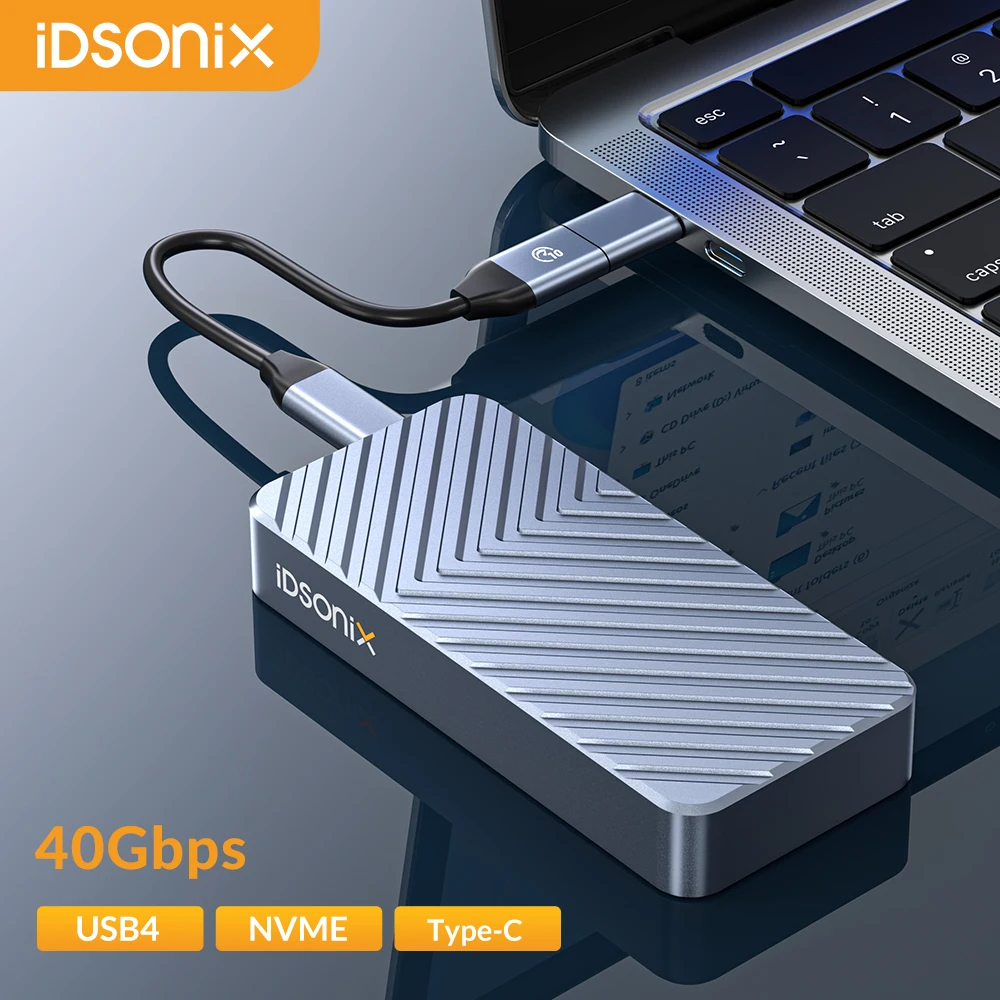 Внешний корпус iDsonix SSD Φ 40 Гбит/с M.2 NVMe Тип C 40 Гбит/с высокоскоростной USB4 Thunderbolt 3/4 NVMe PCIE
Внешний корпус iDsonix SSD Φ 40 Гбит/с M.2 NVMe Тип C 40 Гбит/с высокоскоростной USB4 Thunderbolt 3/4 NVMe PCIE