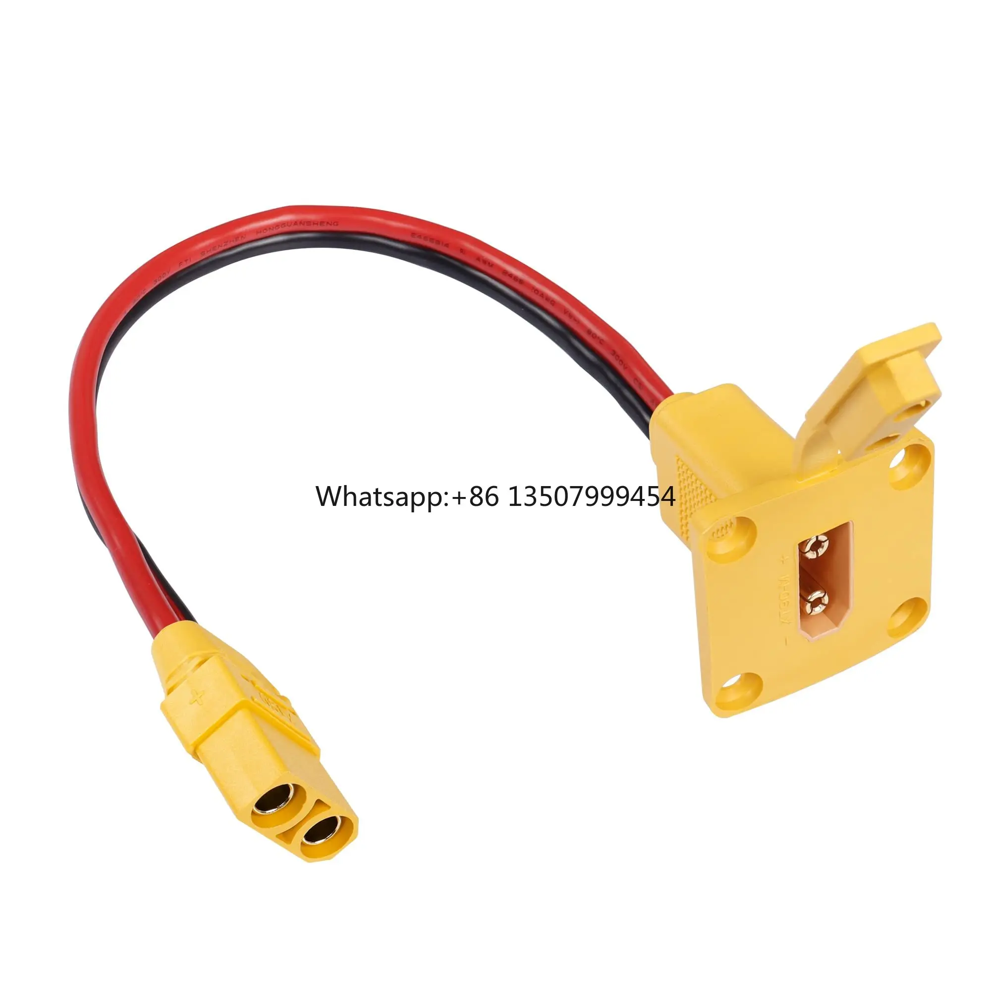 XT90 Adapter with Mount Panel Cable 10AWG XT90 Male Plug with Mount Panel to Female Power Cable
XT90 Adapter with Mount Panel Cable 10AWG XT90 Male Plug with Mount Panel to Female Power Cable