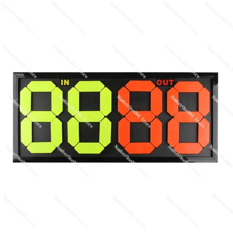 Football Substitution Board Double-sided Display Manual Football Player Substitution Board 4 Digital Football Scoreboard
Football Substitution Board Double-sided Display Manual Football Player Substitution Board 4 Digital Football Scoreboard