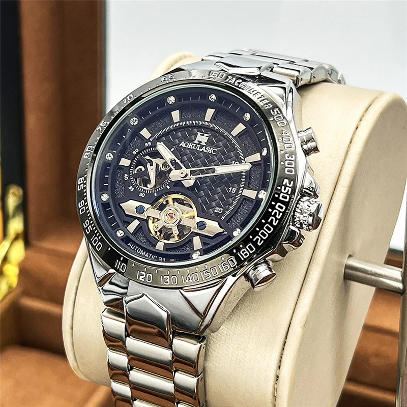 mens automatic mechanical tourbillon watch luminous sapphire crystal glass screw down crown 30m water resistant 41mm large dial
mens automatic mechanical tourbillon watch luminous sapphire crystal glass screw down crown 30m water resistant 41mm large dial