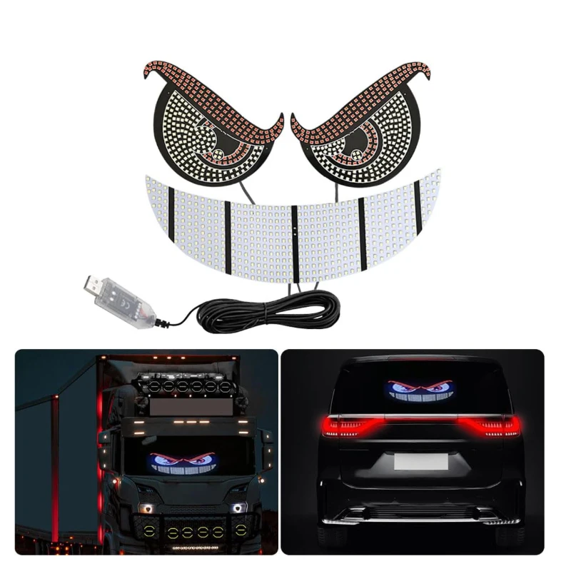 Devil Eyes Light for Cars,Devil Eyes Light for Windshield,USB Plug and Play Car Eyes LED Light with 11 Modes Auto Accessories
Devil Eyes Light for Cars,Devil Eyes Light for Windshield,USB Plug and Play Car Eyes LED Light with 11 Modes Auto Accessories