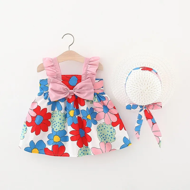 2PCS Summer Outfits Toddler Dresses Newborn Baby Girl Clothes Cute Flowers Sleeveless Cotton Print Princess Beach Dress+Sunhat
2PCS Summer Outfits Toddler Dresses Newborn Baby Girl Clothes Cute Flowers Sleeveless Cotton Print Princess Beach Dress+Sunhat