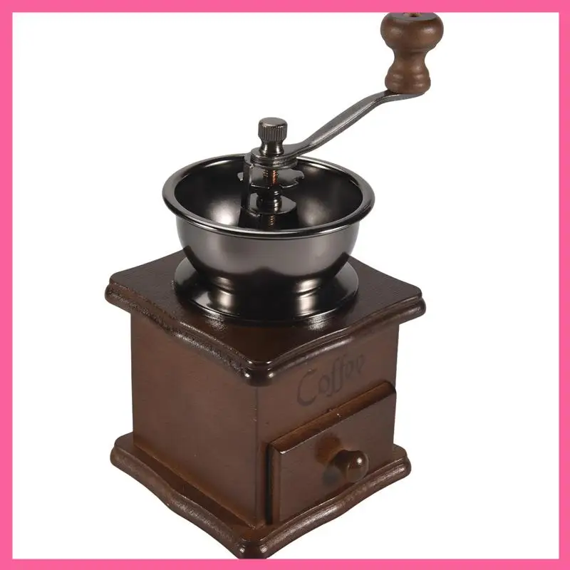 ABNM Manual Coffee Grinder Wood / Metal Hand Mill Spice Mill (Wood Color)
ABNM Manual Coffee Grinder Wood / Metal Hand Mill Spice Mill (Wood Color)