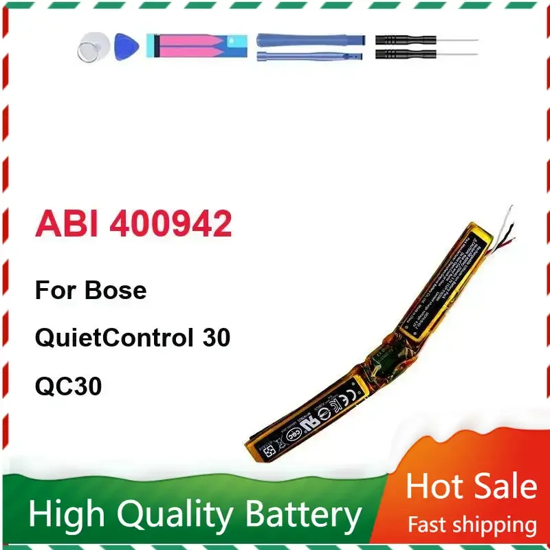 Battery ABI 400942 250Mah BOSE QC30, for Quietcomfort 30, Quietcontrol 30 Batteries Battery Batteria Warranty + Track Code
Battery ABI 400942 250Mah BOSE QC30, for Quietcomfort 30, Quietcontrol 30 Batteries Battery Batteria Warranty + Track Code