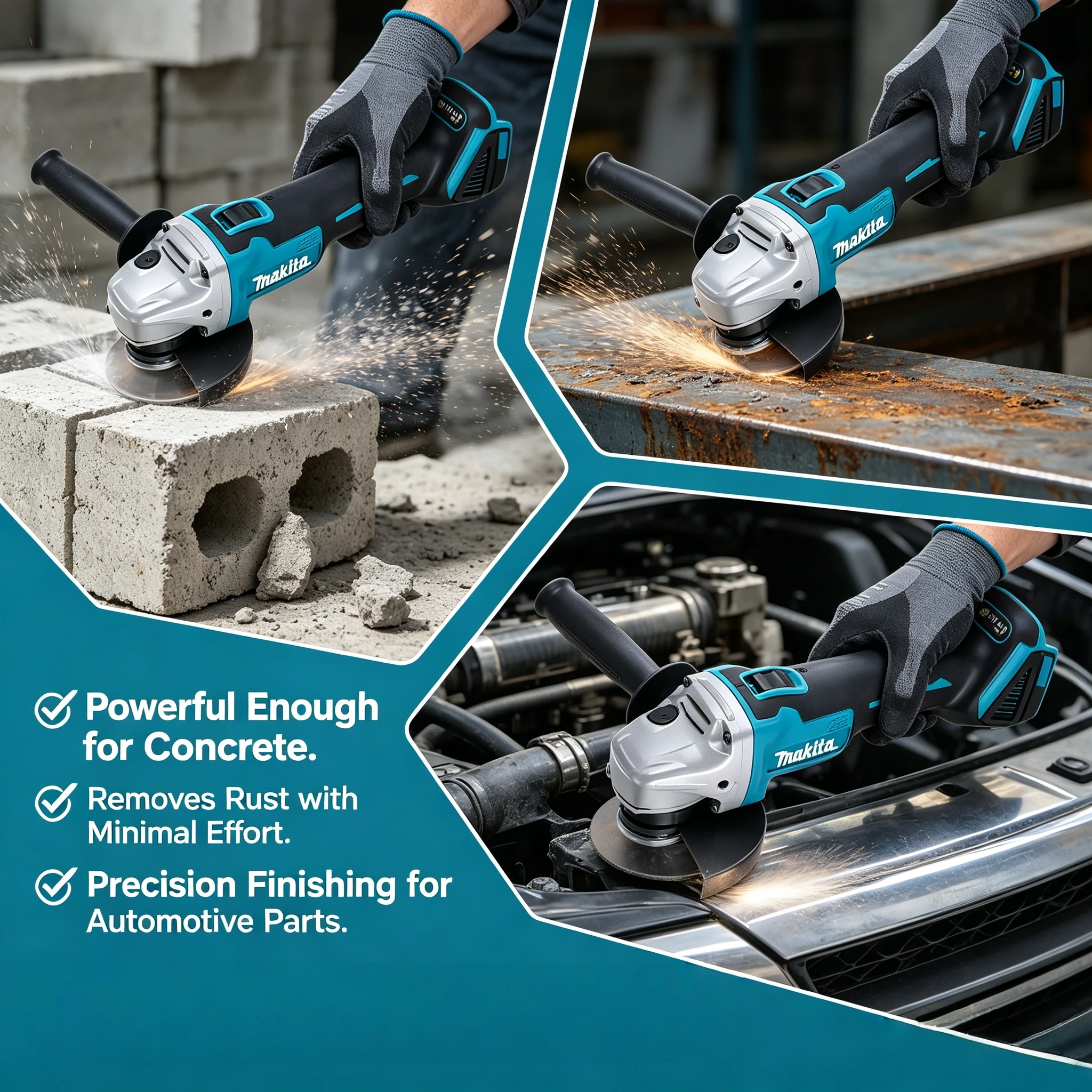 Makita DGA504 18V 6.0Ah 125mm brushless lithium battery electric grinders, angle grinders(bare tool)
Makita DGA504 18V 6.0Ah 125mm brushless lithium battery electric grinders, angle grinders(bare tool)