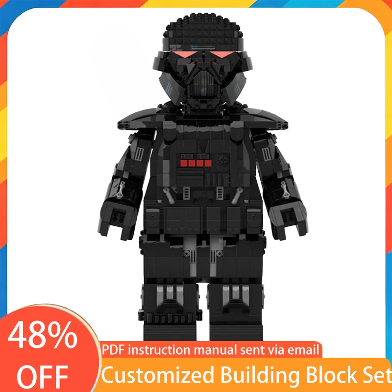 New Popular Game Character Series Dark Trooper Mega Figure MOC Customize Modular Building Block DIY For Boys Toy Birthday Gift
New Popular Game Character Series Dark Trooper Mega Figure MOC Customize Modular Building Block DIY For Boys Toy Birthday Gift