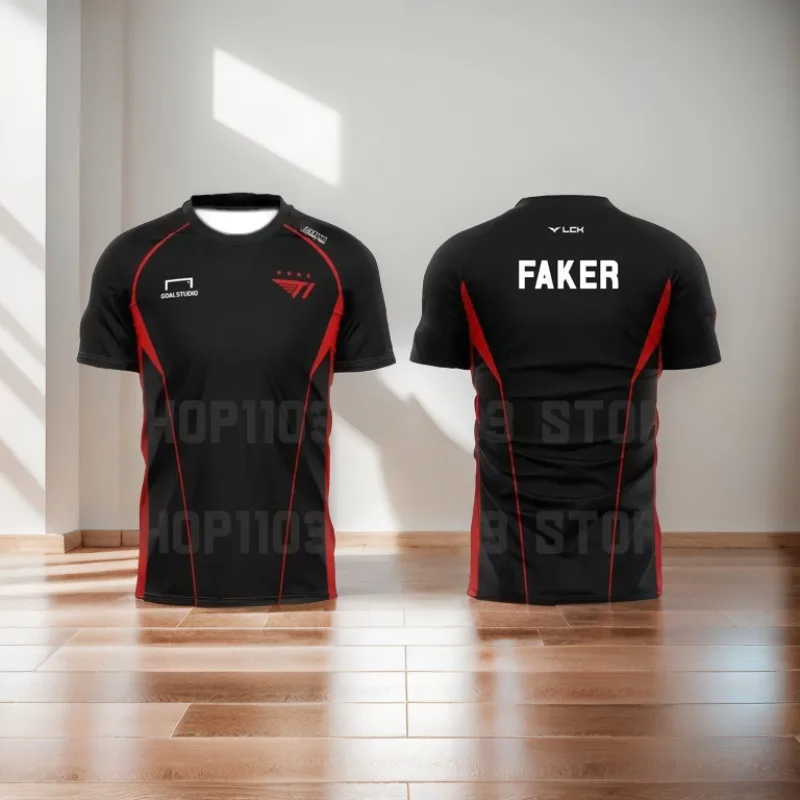 2024 Новый T1 E-Sports Support Team Uniform League Of Legends Esports Jersey Футболка Sport Game Team Мужская одежда для соревнований Топы
2024 Новый T1 E-Sports Support Team Uniform League Of Legends Esports Jersey Футболка Sport Game Team Мужская одежда для соревнований Топы