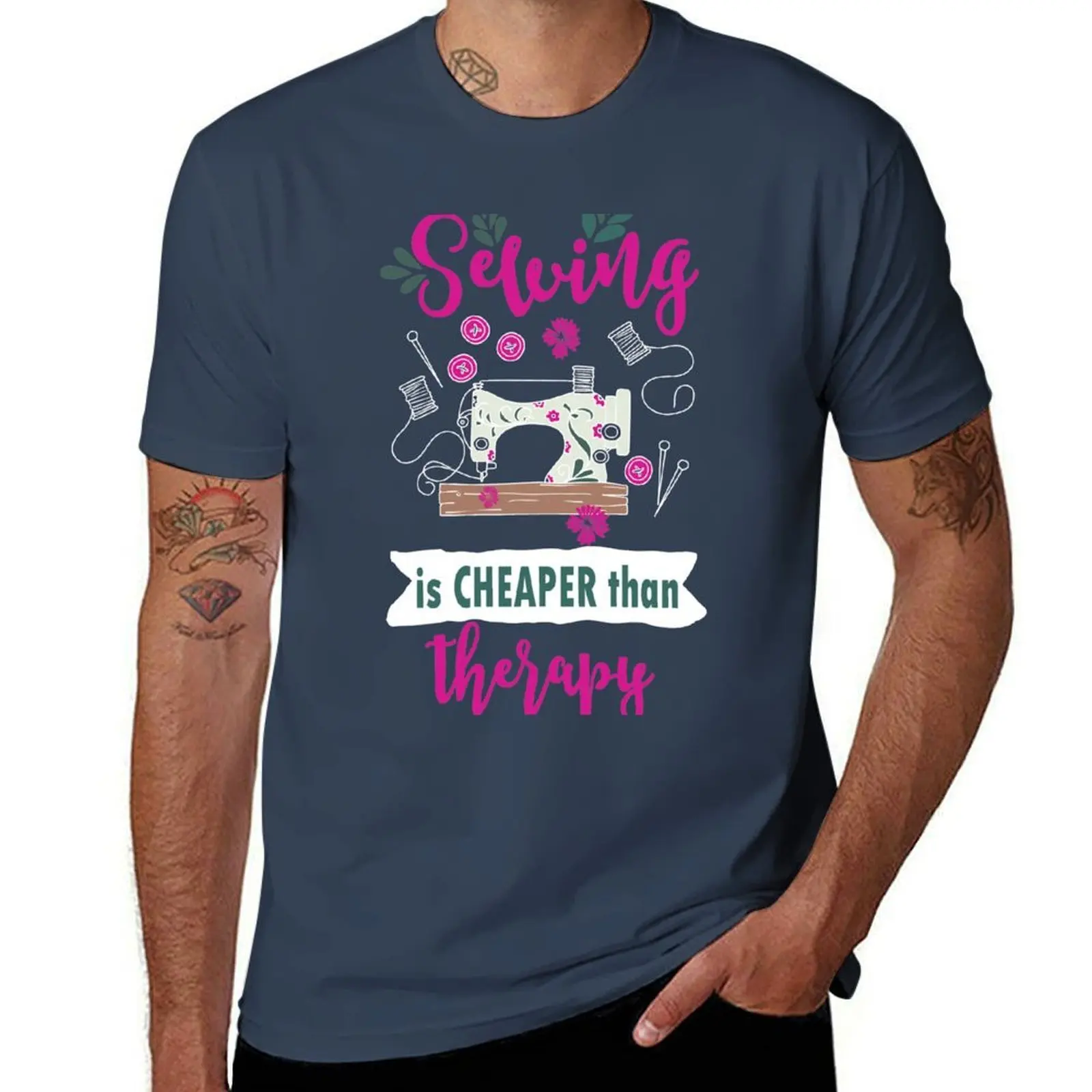 Sewing is cheaper than therapy - sewing quilting quilter seamstress seammaster sewer sew quilt T-Shirt essential t shirt T-Shirt
Sewing is cheaper than therapy - sewing quilting quilter seamstress seammaster sewer sew quilt T-Shirt essential t shirt T-Shirt