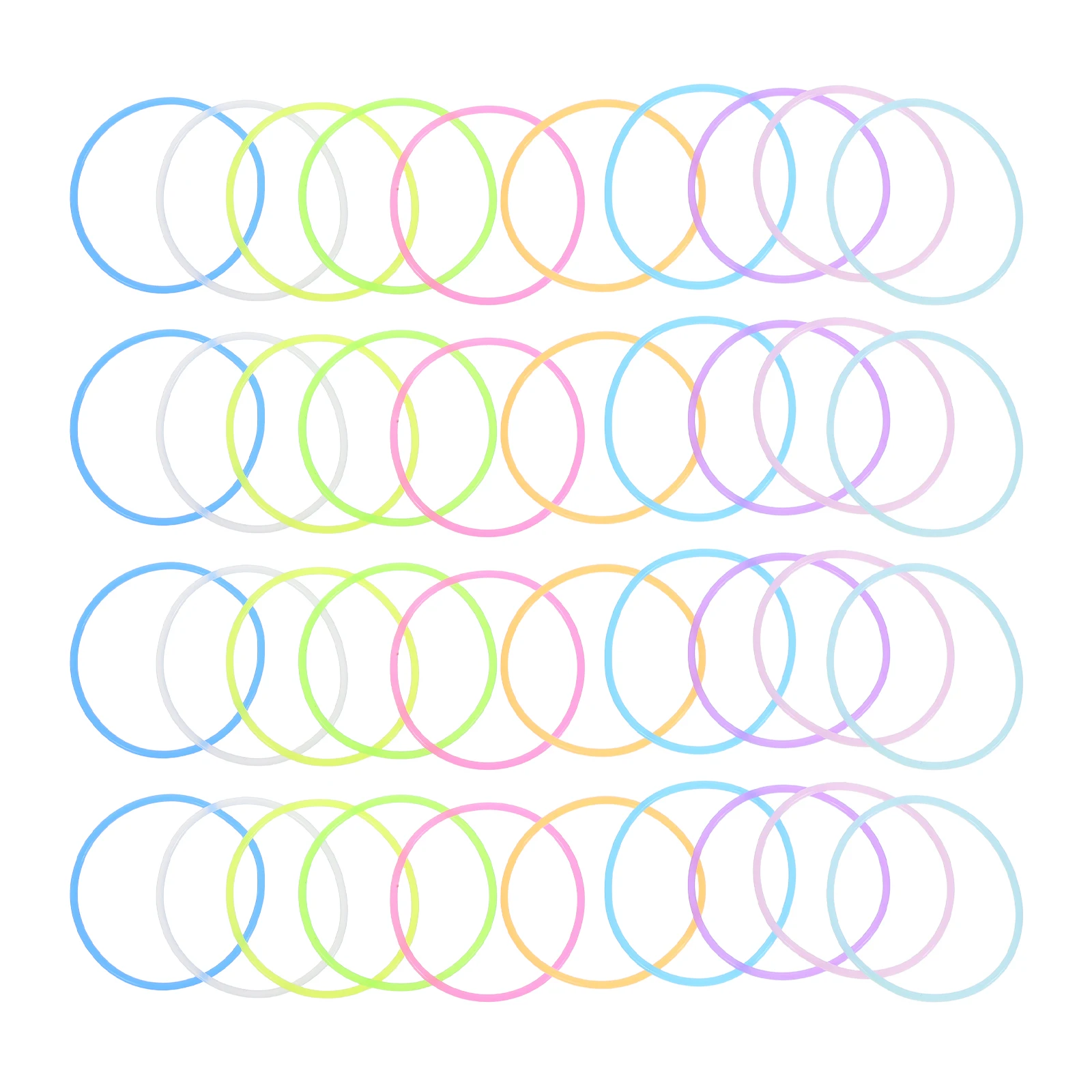 100pcs Silicone Hair Ties Colorful Glow Dark Elastic Bracelets Woven Wristbands Kids Bulk Supply Waterproof Accessories
100pcs Silicone Hair Ties Colorful Glow Dark Elastic Bracelets Woven Wristbands Kids Bulk Supply Waterproof Accessories