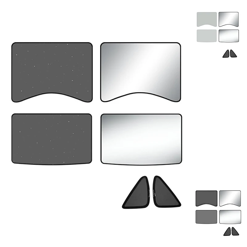 Sunroof Sunshade Front And Rear Roof Sun-Proof And Heat-Insulating Sun Visors For Tesla Model 3/Y
Sunroof Sunshade Front And Rear Roof Sun-Proof And Heat-Insulating Sun Visors For Tesla Model 3/Y
