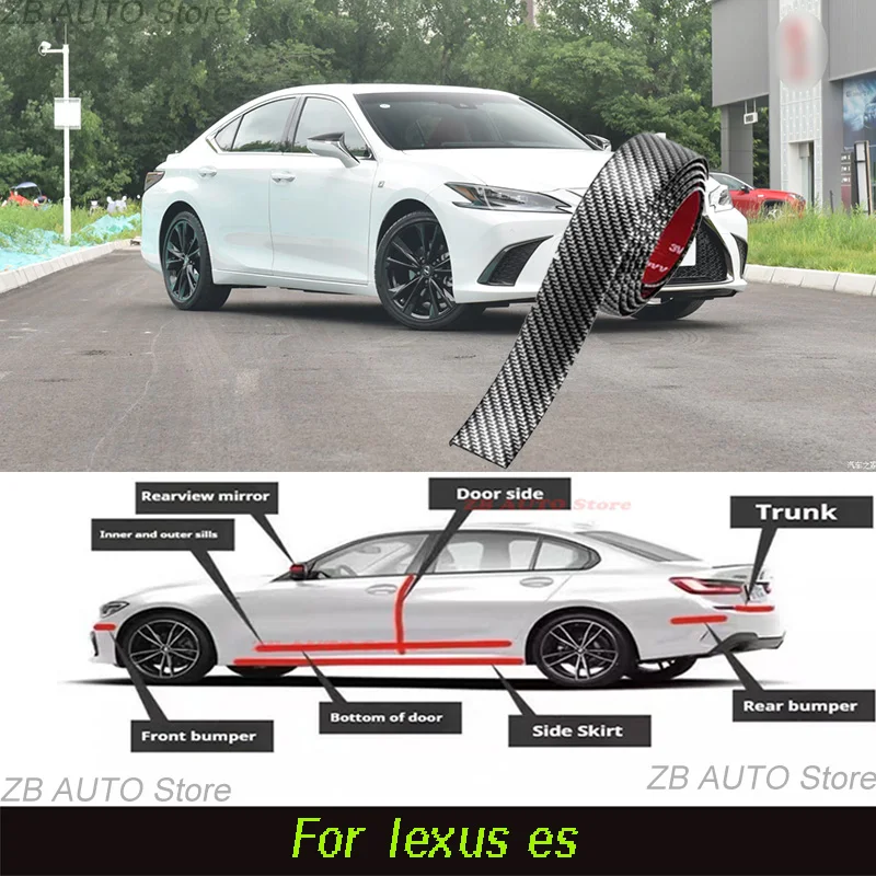 For Lexus ES Strong adhesive bumper strip, front and rear lip side skirts, collision and scratch resistant, suitable
For Lexus ES Strong adhesive bumper strip, front and rear lip side skirts, collision and scratch resistant, suitable
