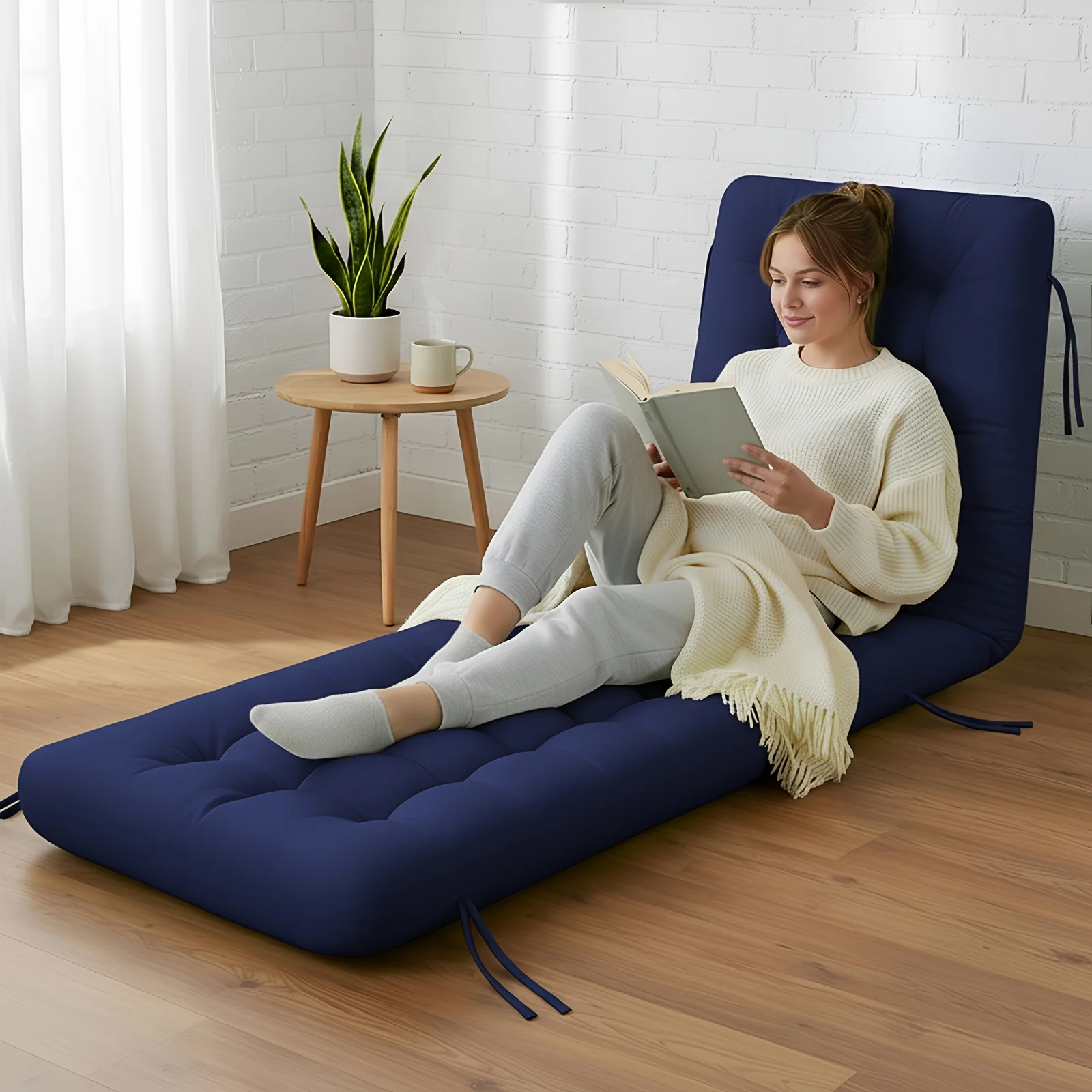 One Large Floor Cushion Made of Brushed Cotton, Measuring 74.8 X 27.5 X 3.15 Inches, Perfect for Lounging, Yoga, Reading, Or Sleeping, Suitable for Both Indoor And Outdoor Use (1pc, Navy Blue)
One Large Floor Cushion Made of Brushed Cotton, Measuring 74.8 X 27.5 X 3.15 Inches, Perfect for Lounging, Yoga, Reading, Or Sleeping, Suitable for Both Indoor And Outdoor Use (1pc, Navy Blue)