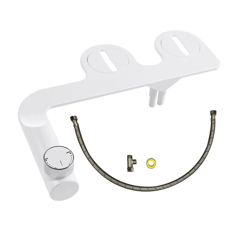 ABLU-SL41 Thinline Bidet Attachment For Toilet Seats Single Cool Adjustable Nozzle, Toilet Fart Wash Buttock Connector
ABLU-SL41 Thinline Bidet Attachment For Toilet Seats Single Cool Adjustable Nozzle, Toilet Fart Wash Buttock Connector