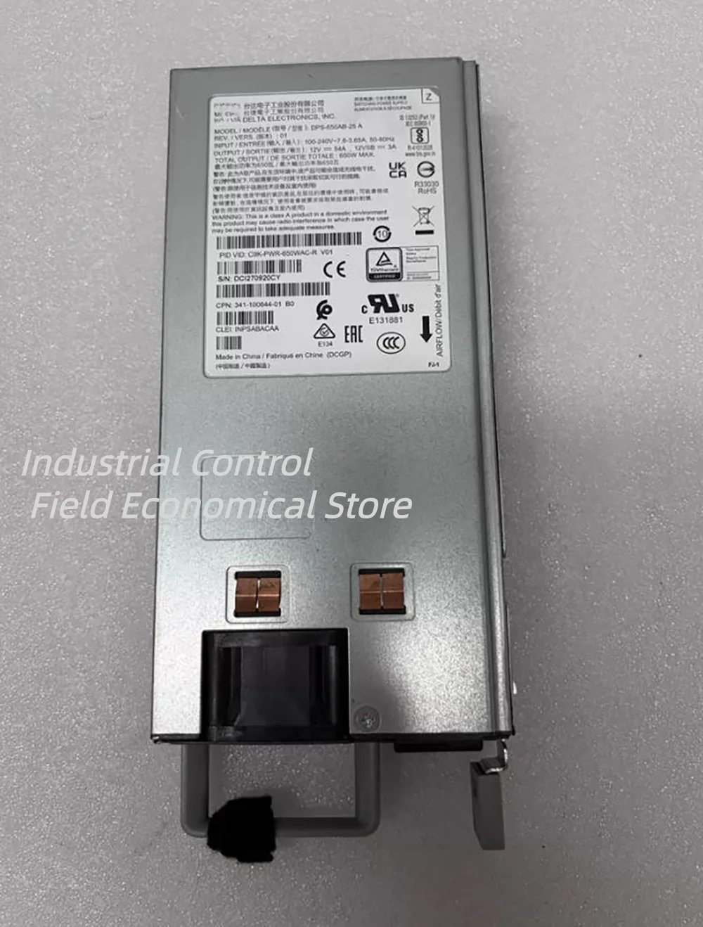C9K-PWR-650WAC-R power supply
C9K-PWR-650WAC-R power supply