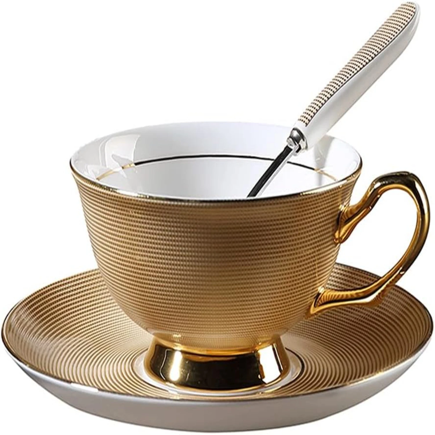 Luxurious, high-quality decorative ceramic teacups for office use - a beautiful addition to your workspace. This elegant and sty
Luxurious, high-quality decorative ceramic teacups for office use - a beautiful addition to your workspace. This elegant and sty