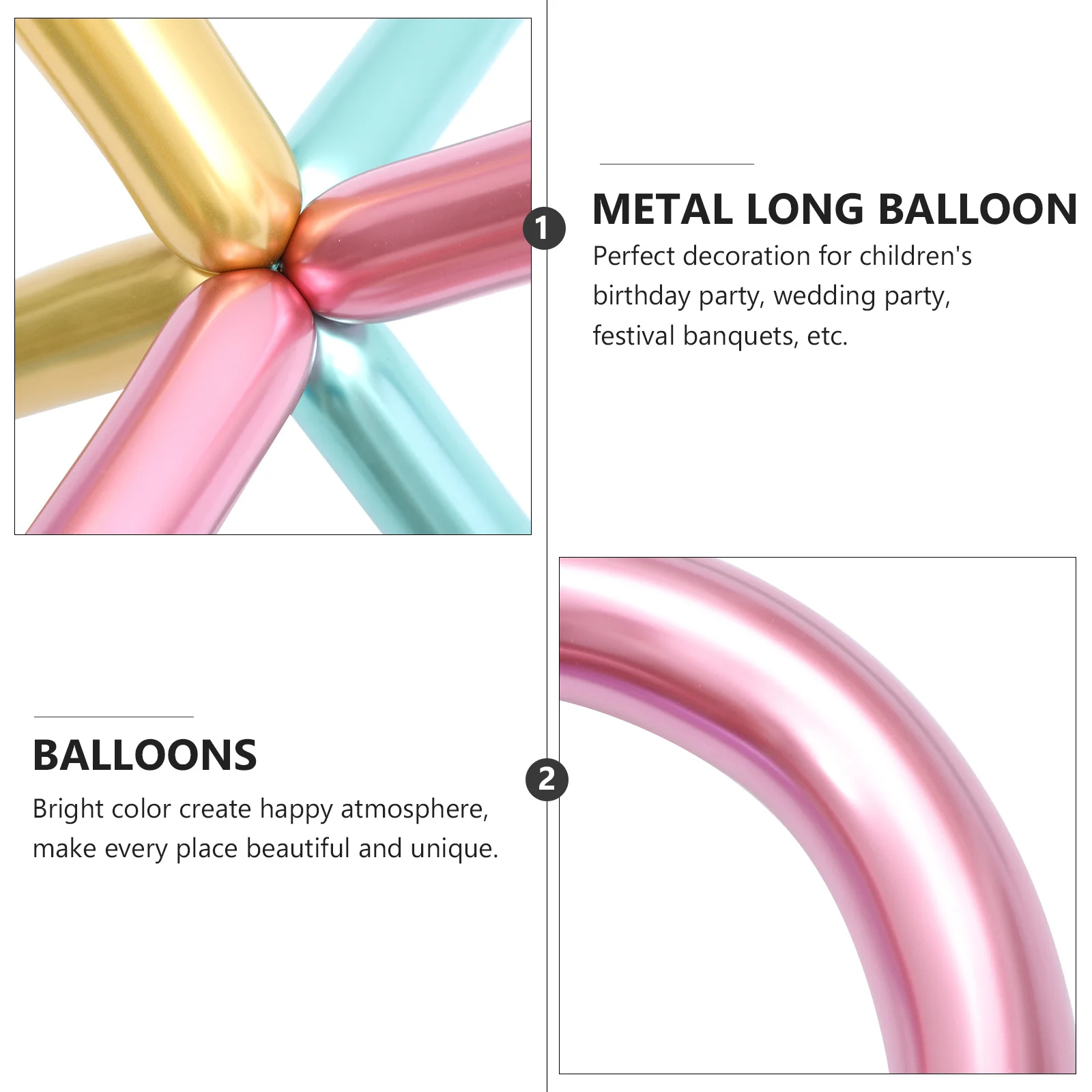 100 Pcs Balloons Atmosphere Festival Creative for Birthday Party Photography Props
100 Pcs Balloons Atmosphere Festival Creative for Birthday Party Photography Props