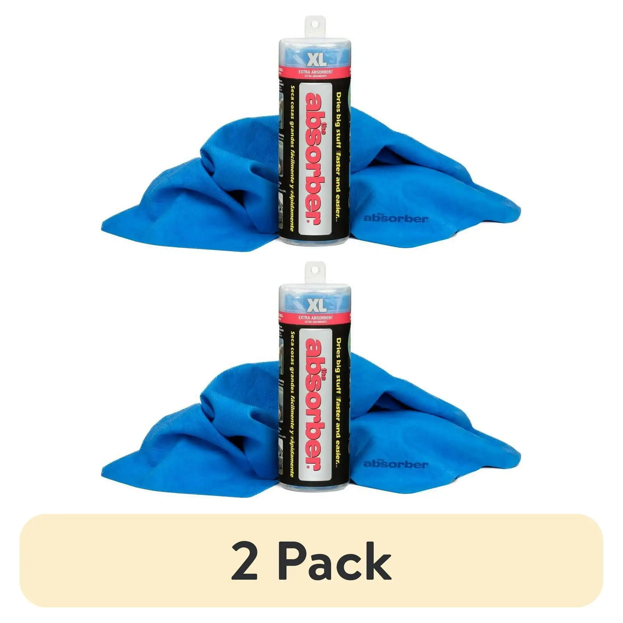 (2 pack) Absorber XL PVA Drying Towel - 18" x 29" Textured Surface, Assorted Colors
(2 pack) Absorber XL PVA Drying Towel - 18" x 29" Textured Surface, Assorted Colors