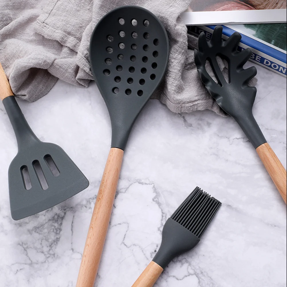 Silicone Bbq Brush Premium Flexible Basting Oil Brush Kitchen Baking Utensil Wood Handle Safe Non-Scratch Silicone Bristles
Silicone Bbq Brush Premium Flexible Basting Oil Brush Kitchen Baking Utensil Wood Handle Safe Non-Scratch Silicone Bristles