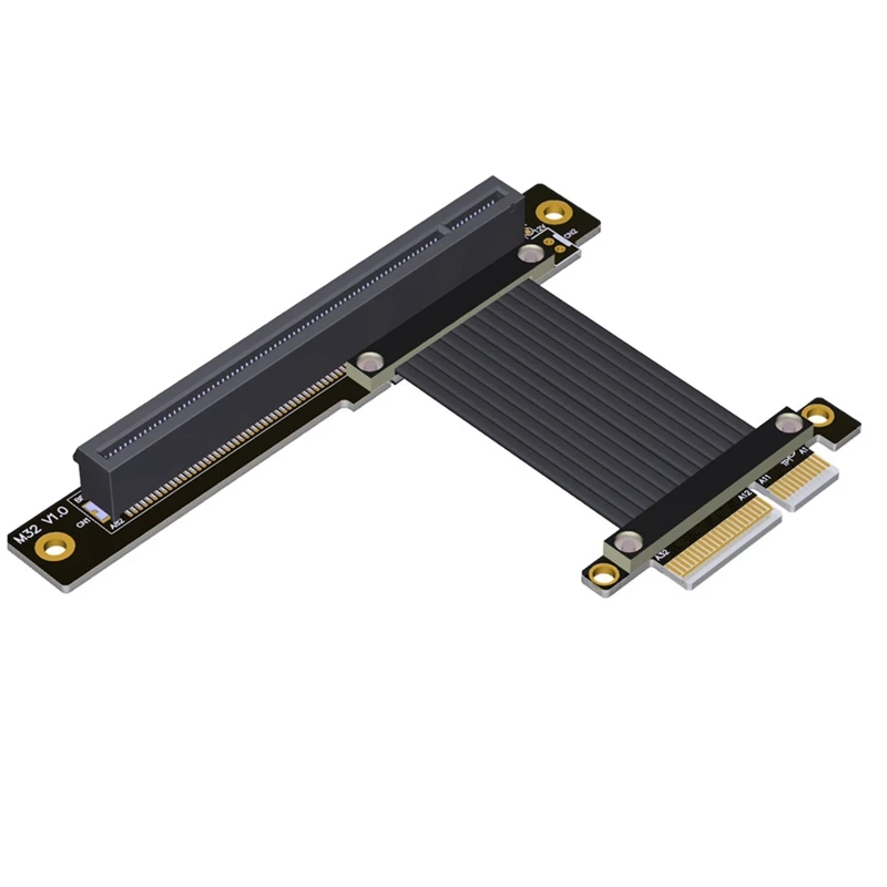 L47A-PCI-E 4,0 X4 к X16 Райзер-кабель Удлинительный кабель для видеокарты PCI Express Gen4 64G/Bps для графики RTX3090 Rx6800xt
L47A-PCI-E 4,0 X4 к X16 Райзер-кабель Удлинительный кабель для видеокарты PCI Express Gen4 64G/Bps для графики RTX3090 Rx6800xt