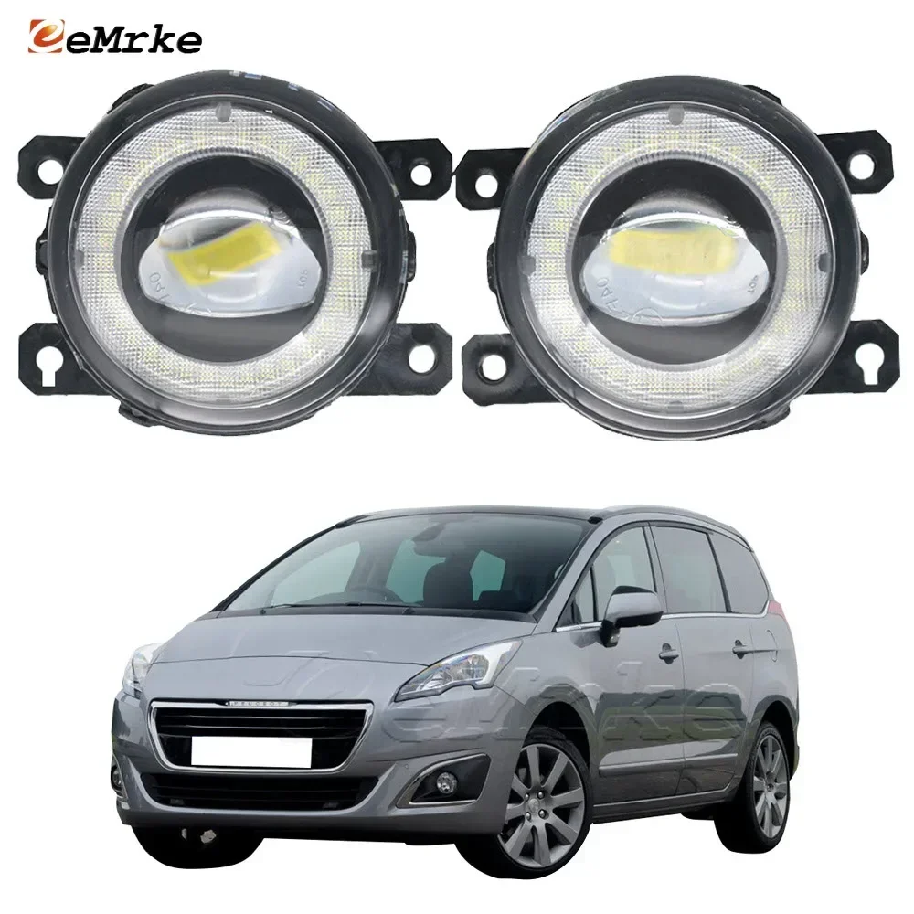 2x LED Fog Lights Assembly with Lens + Angel Eyes Halo DRL Ring Daytime Running Light Car Lamp for Peugeot 5008 2014 2015 2016
2x LED Fog Lights Assembly with Lens + Angel Eyes Halo DRL Ring Daytime Running Light Car Lamp for Peugeot 5008 2014 2015 2016