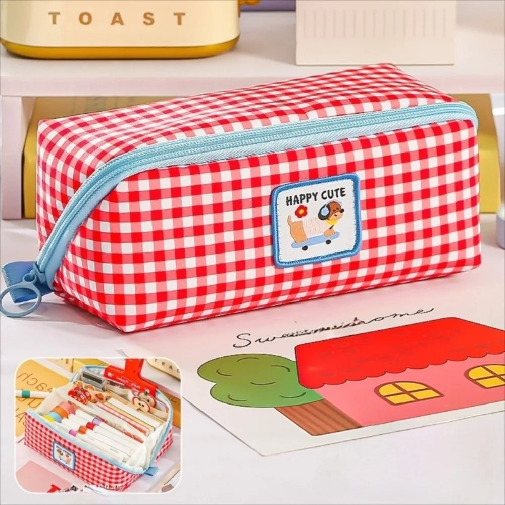 Korean Style Prism Pencil Case Desktop Storage Aesthetic Grid Stationery Bag Large Capacity Ins Style Dopamine Pencil Pouch
Korean Style Prism Pencil Case Desktop Storage Aesthetic Grid Stationery Bag Large Capacity Ins Style Dopamine Pencil Pouch