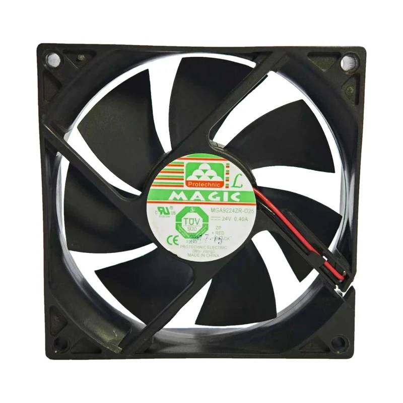 HJY 1PCS Protechnic MGA9224ZR-O25 24V 0.4 9225 2-wire dual-wire cooling fan 9.2 cm
HJY 1PCS Protechnic MGA9224ZR-O25 24V 0.4 9225 2-wire dual-wire cooling fan 9.2 cm