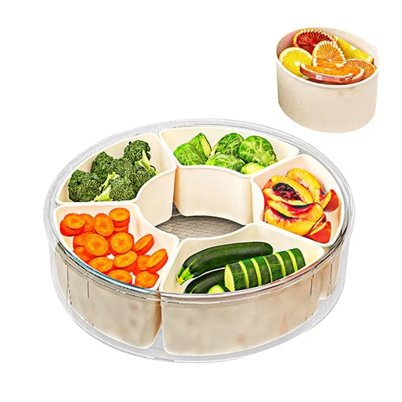 Поднос для закусок с крышкой, тарелка для фруктов, 6 отделений, сушеные орехи, конфеты, тарелки для закусок, разделенные конфеты, десертная тарелка, контейнер
Поднос для закусок с крышкой, тарелка для фруктов, 6 отделений, сушеные орехи, конфеты, тарелки для закусок, разделенные конфеты, десертная тарелка, контейнер