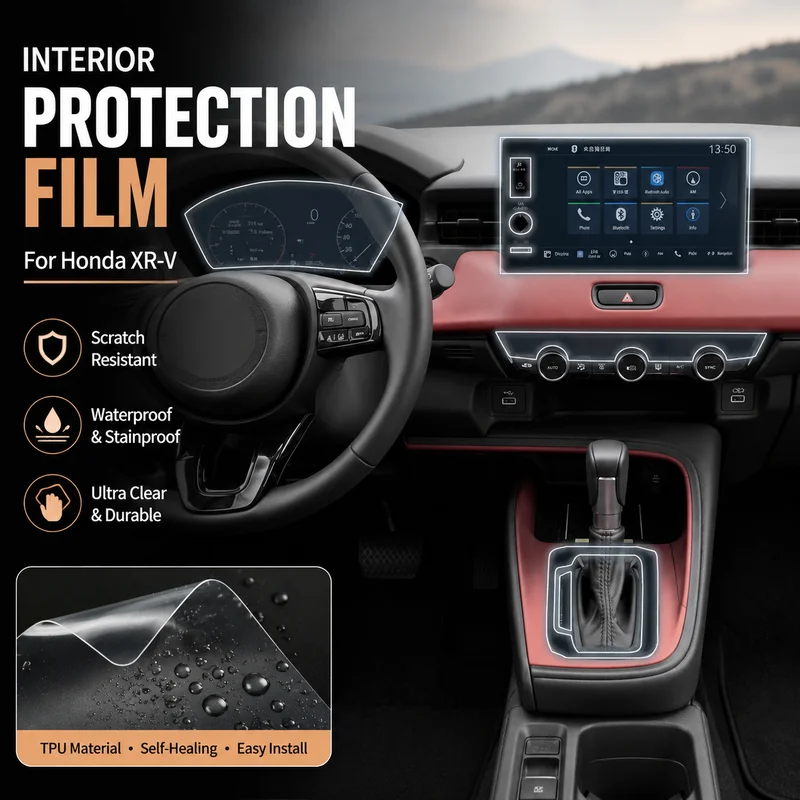 Interior Protection Film For Honda XR-V TPU Car Accessories Easy Installation, Replacement Parts
Interior Protection Film For Honda XR-V TPU Car Accessories Easy Installation, Replacement Parts