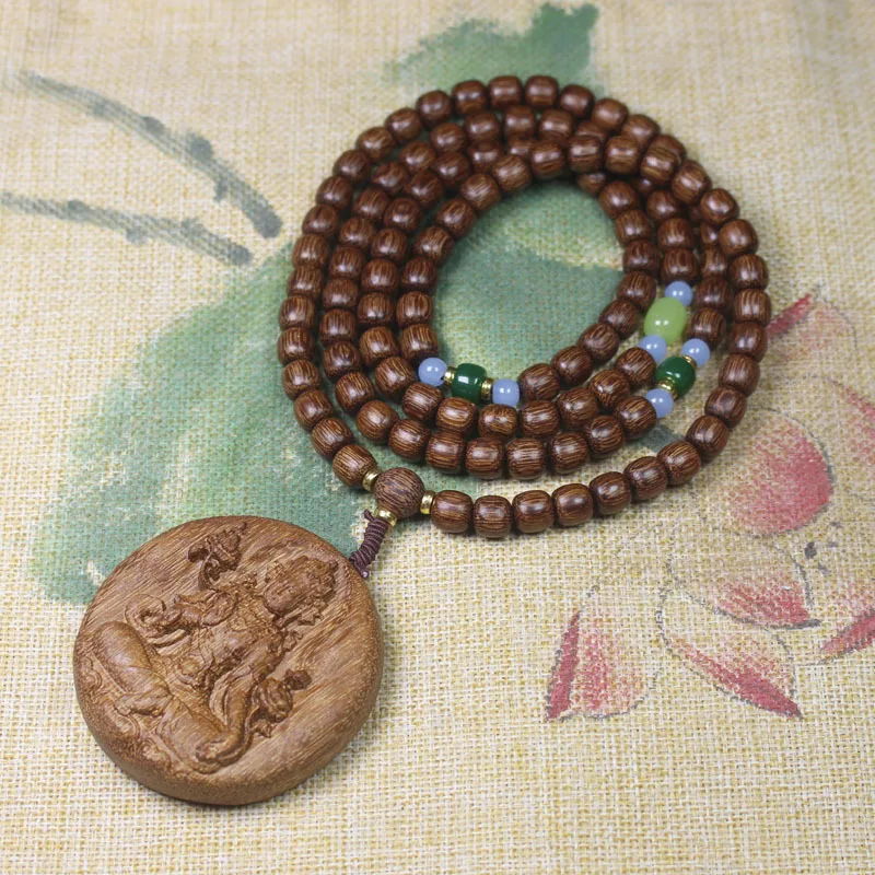 Factory Wholesale Eaglewood Avalokitesvara Pendant Bracelet108Piece round Plate Pendant Beads Bracelet Men's and Women's Rosary
Factory Wholesale Eaglewood Avalokitesvara Pendant Bracelet108Piece round Plate Pendant Beads Bracelet Men's and Women's Rosary