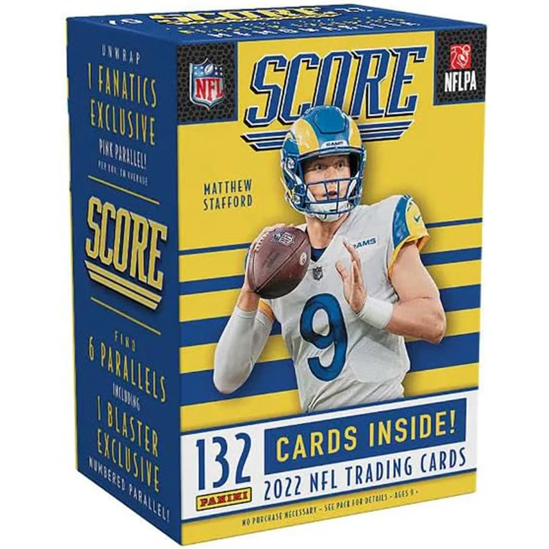 2022 Panini NFL Score Football Blaster Bo Packs 132 Total Collection Cards Box FAST SHIPPING
2022 Panini NFL Score Football Blaster Bo Packs 132 Total Collection Cards Box FAST SHIPPING