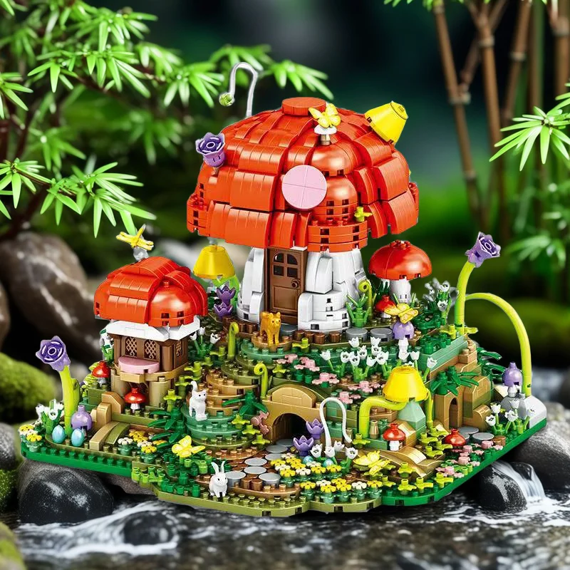 (2700+ деталей) Большой набор высокосложных строительных блоков для сборки домика на дереве в виде гриба, модели строительных блоков для создания сцен с животными, креативные коллекционные настольные украшения для взрослых, подарки на день рождения, подар
(2700+ деталей) Большой набор высокосложных строительных блоков для сборки домика на дереве в виде гриба, модели строительных блоков для создания сцен с животными, креативные коллекционные настольные украшения для взрослых, подарки на день рождения, подар