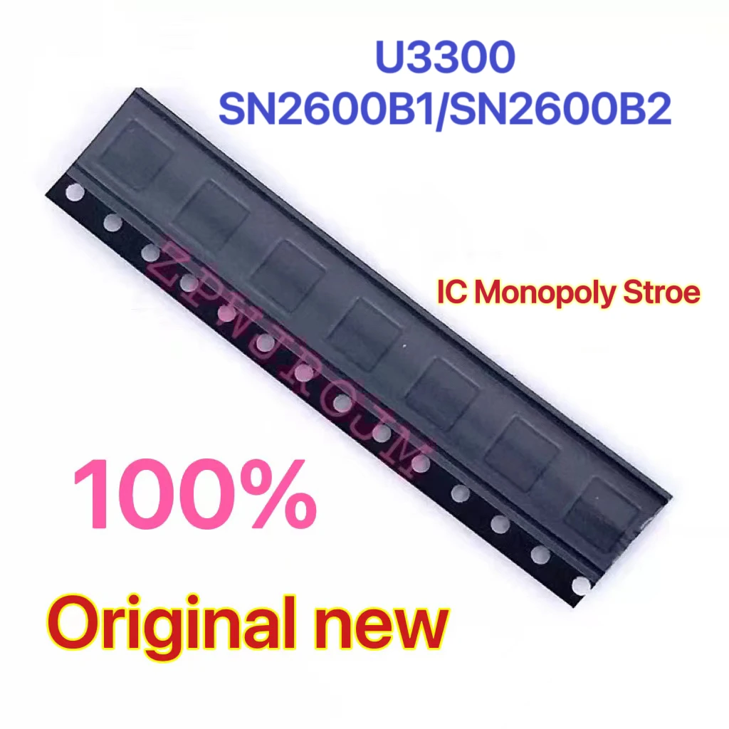 10pcs U3300 SN2600B1 SN2600B2 Power Charging ic for iPhone XS Max XSM XR USB Charger Chip Repair Parts
10pcs U3300 SN2600B1 SN2600B2 Power Charging ic for iPhone XS Max XSM XR USB Charger Chip Repair Parts