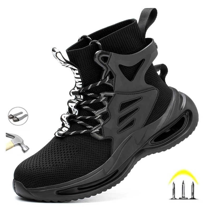 Fashion Safety Shoes Men's Boots Steel Shoes Safety Boots Work Shoes Anti OPiercing Work Boots Men's Sports Shoes
Fashion Safety Shoes Men's Boots Steel Shoes Safety Boots Work Shoes Anti OPiercing Work Boots Men's Sports Shoes