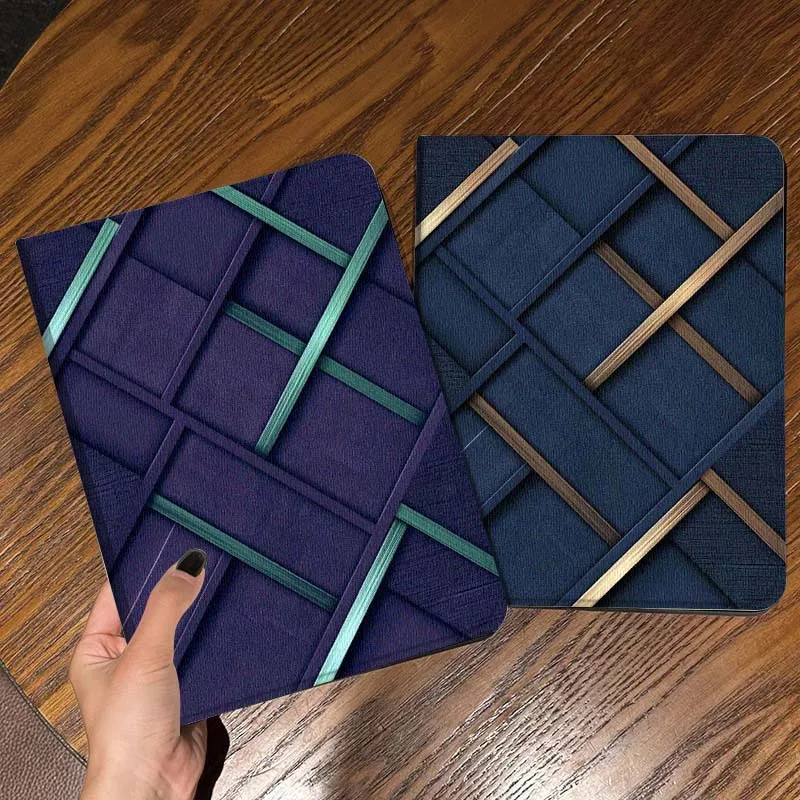 Navy Grid Pattern Design Gift For iPad Pro Air Mini 2 3 4 5 6 7 6th 7th 10th 11th 10.2 9.7 10.5 11 Foldable Tablet Case
Navy Grid Pattern Design Gift For iPad Pro Air Mini 2 3 4 5 6 7 6th 7th 10th 11th 10.2 9.7 10.5 11 Foldable Tablet Case