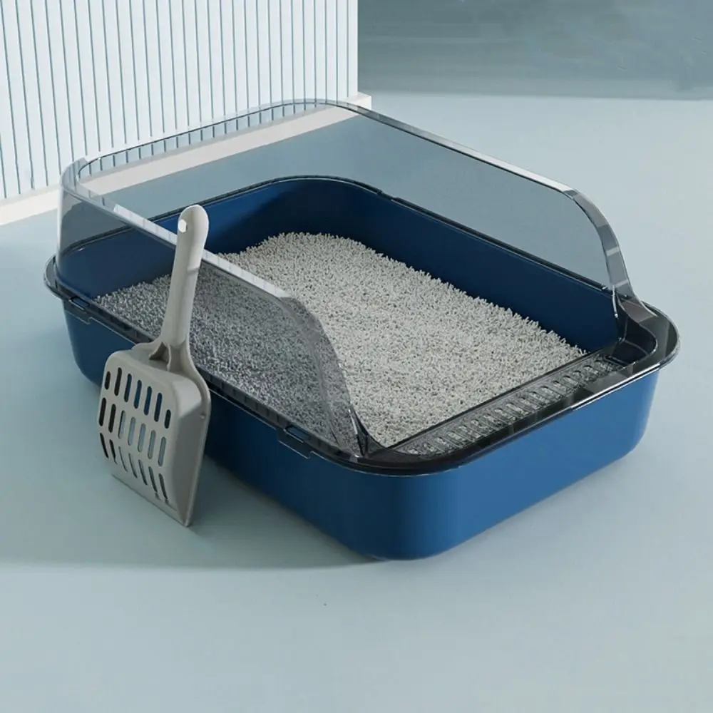 Semi-closed Cat Litter Box Cat Sanitary Tray Plastic Anti Splash Cat Bedpan with Shovel Open Top Kitten Litter Pan Home
Semi-closed Cat Litter Box Cat Sanitary Tray Plastic Anti Splash Cat Bedpan with Shovel Open Top Kitten Litter Pan Home