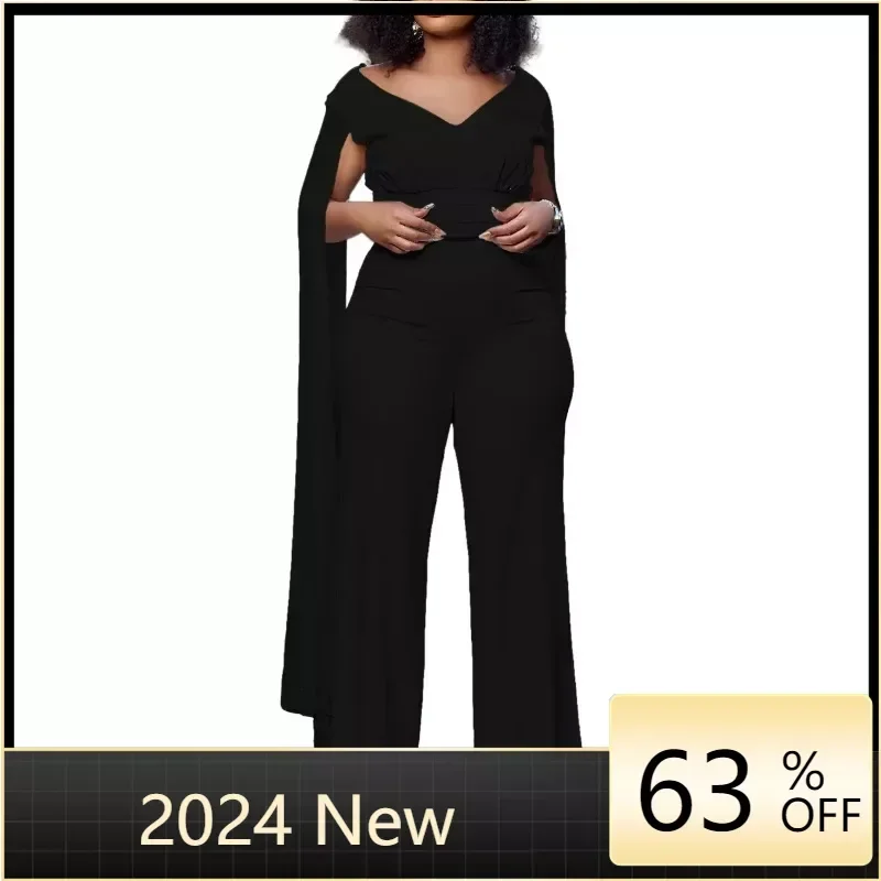 Two Pieces Pants Sets for Women Blouse Flying Sleeve V Neck & Long Trousers Fashion Elegant Female Outfits Matching Pants Sets
Two Pieces Pants Sets for Women Blouse Flying Sleeve V Neck & Long Trousers Fashion Elegant Female Outfits Matching Pants Sets