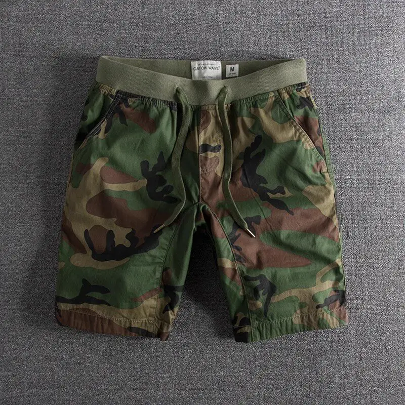 Ultra-Short Casual Camouflage Shorts Men's Spring Summer Thin Fashionable Working Four-Five Length Loose Elastic Waist Pants
Ultra-Short Casual Camouflage Shorts Men's Spring Summer Thin Fashionable Working Four-Five Length Loose Elastic Waist Pants