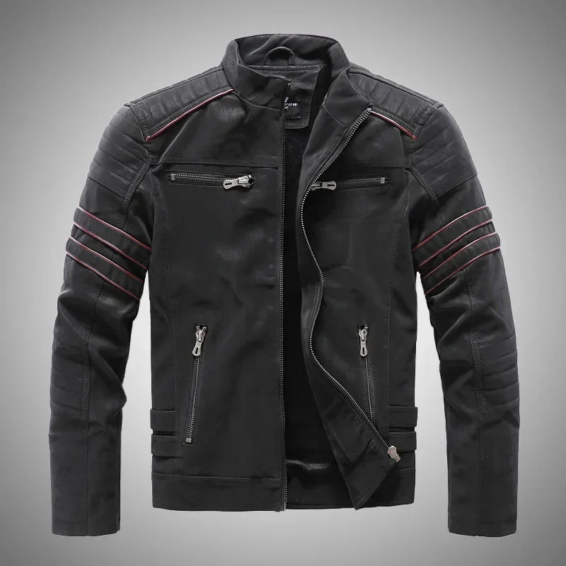 2024 Winter Mens Leather Jacket High Quality Plush Warm Windproof Motorcycle Jackets Male Fashion Slim Fit Embroidered Coats 4XL
2024 Winter Mens Leather Jacket High Quality Plush Warm Windproof Motorcycle Jackets Male Fashion Slim Fit Embroidered Coats 4XL