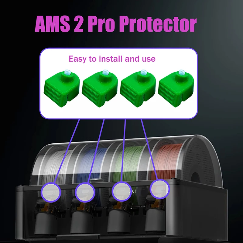 Hot Sale 4Pcs For P2S H2D AMS 2 Pro Feed Port Protector 3D Printer Upgrade Accessories Durable And Heat Resistant
Hot Sale 4Pcs For P2S H2D AMS 2 Pro Feed Port Protector 3D Printer Upgrade Accessories Durable And Heat Resistant