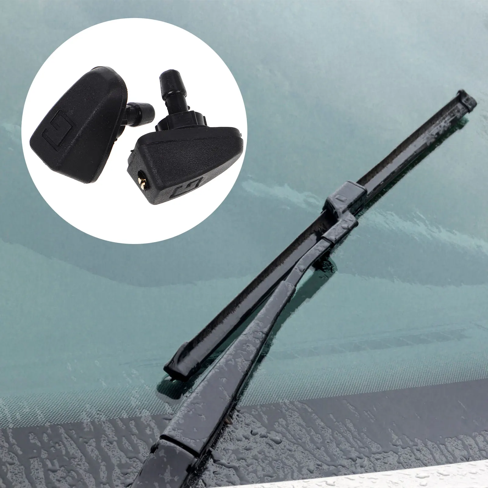 2pcs Black Plastic Adjustable Spray Nozzle Wiper Car Windshield Washer Rear Window Cleaner Durability Efficient Installation
2pcs Black Plastic Adjustable Spray Nozzle Wiper Car Windshield Washer Rear Window Cleaner Durability Efficient Installation