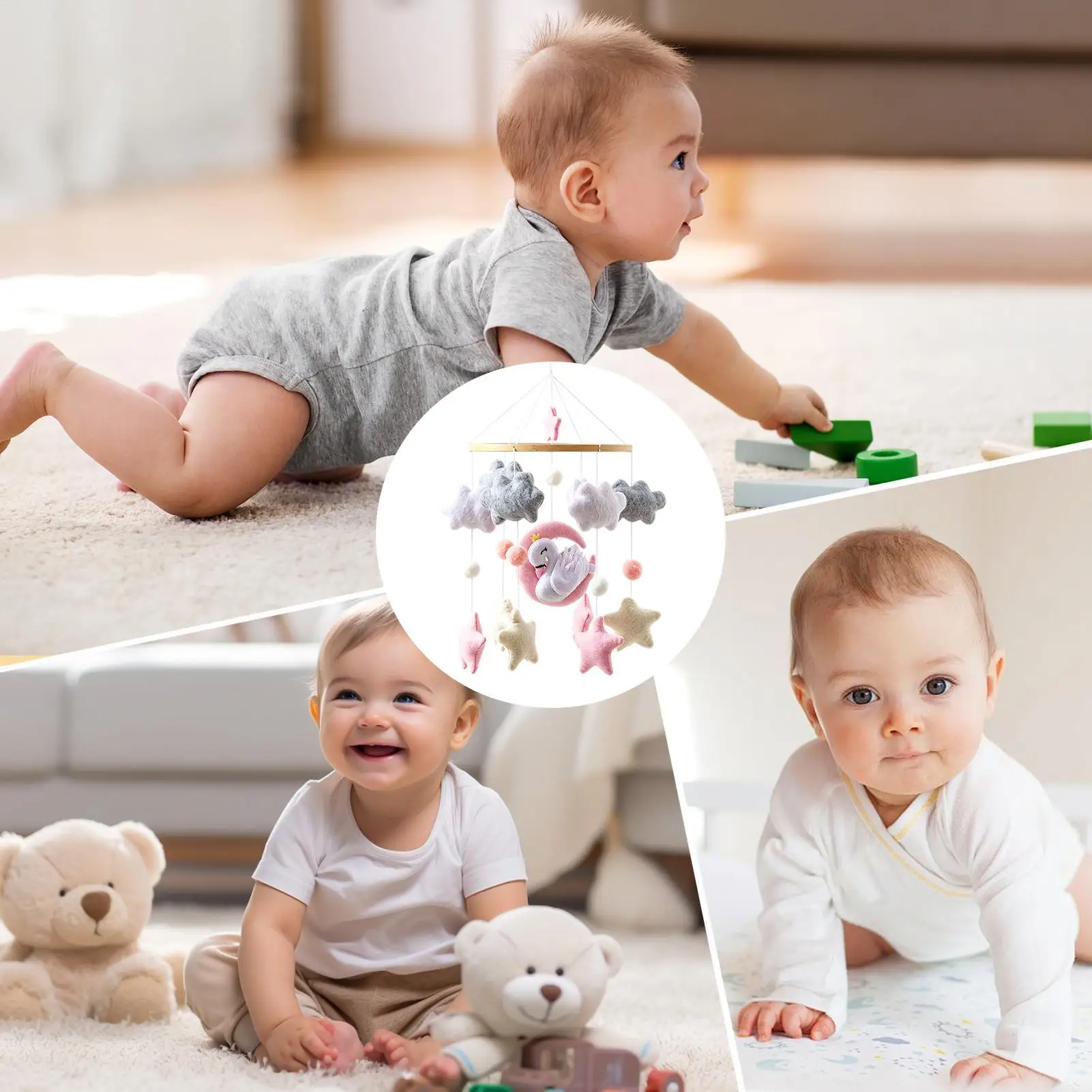 Crib Mobile For Boys Felt Soft Sensory Boho Rotating Kids Crib Toys Mobile For Bassinet For Home Bedroom Living Room Sleeping
Crib Mobile For Boys Felt Soft Sensory Boho Rotating Kids Crib Toys Mobile For Bassinet For Home Bedroom Living Room Sleeping